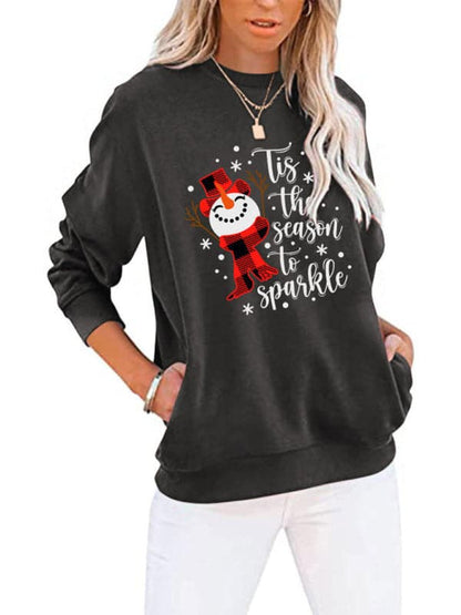 Festive Long Sleeve Snowman Top