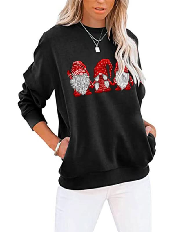 Festive Santa Bat Sleeve Top