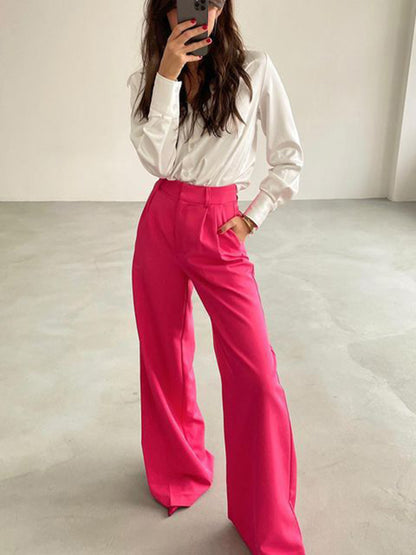 Temperament Commuter Suit Pants Women's Casual Slim Trousers