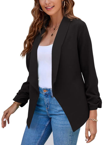 Women's Coat Double-Layer Suit Lapel Small Suit for Casual Wear