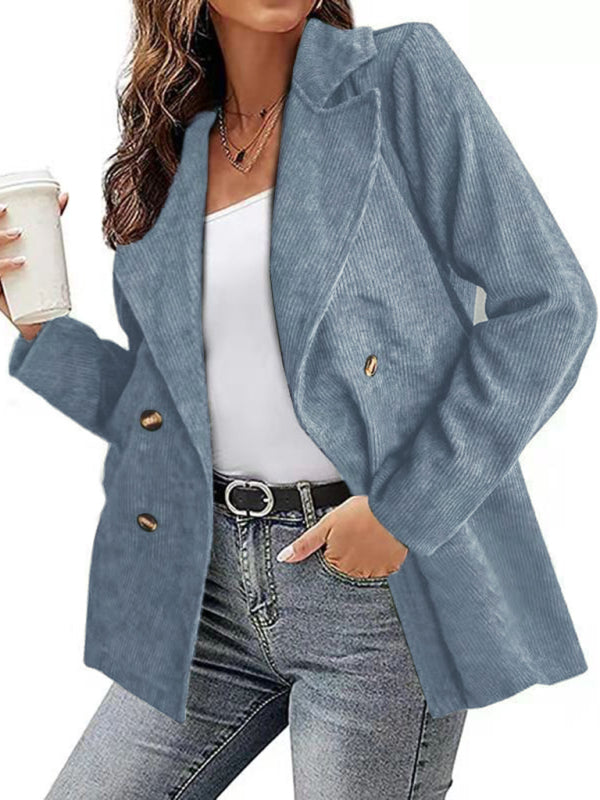 New Style Jacket Solid Color Suit Button Coat for Men