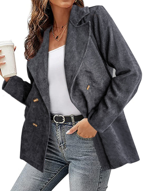 New Style Jacket Solid Color Suit Button Coat for Men