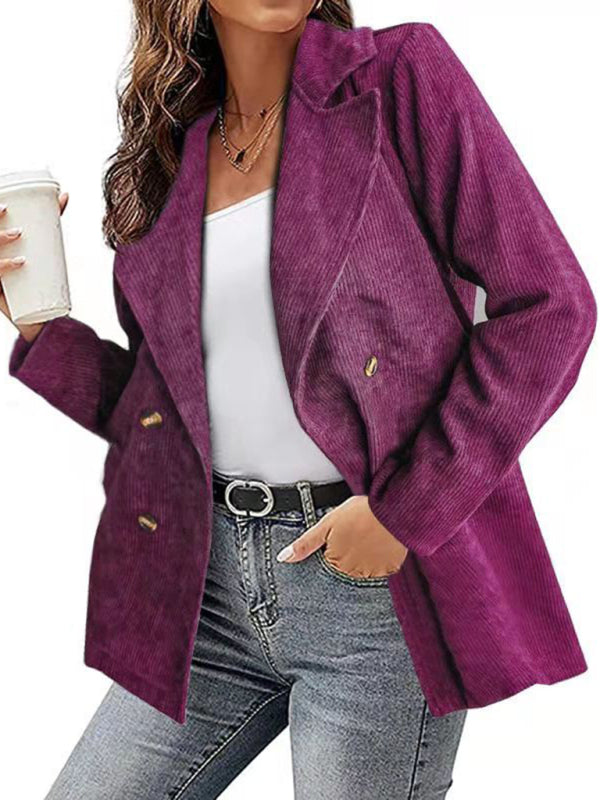 New Style Jacket Solid Color Suit Button Coat for Men