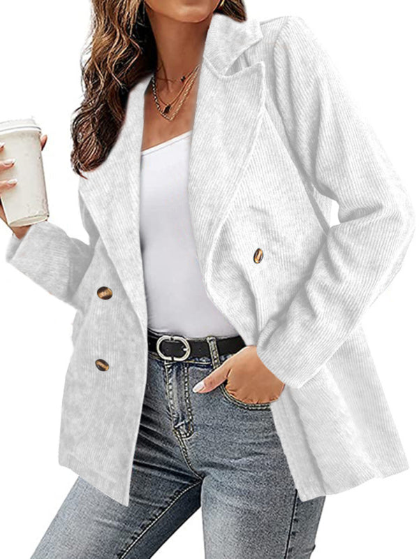 New Style Jacket Solid Color Suit Button Coat for Men
