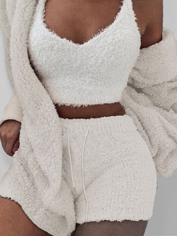 Cozy cotton 3-piece loungewear set