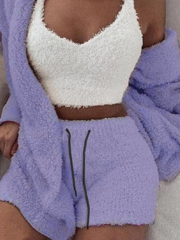 Cozy cotton 3-piece loungewear set