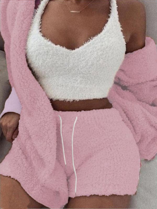 Cozy cotton 3-piece loungewear set