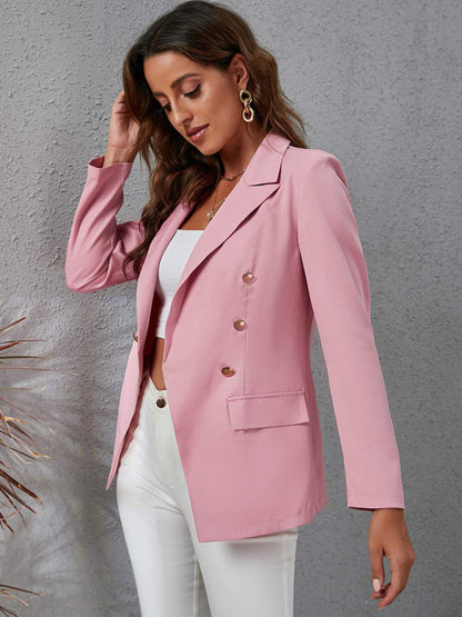 Temperament Cross-Border Long Sleeved Small Suit Jacket Women's Versatile