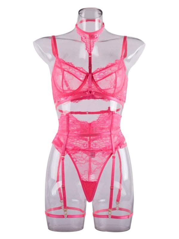 New style sexy sexy women's lace split underwear set.