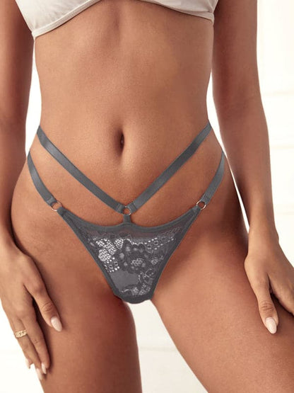 Lace low-rise panties for women