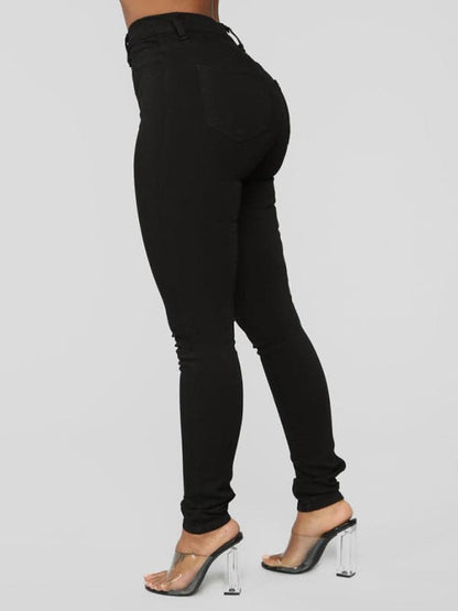 Women's high waist lift jeans