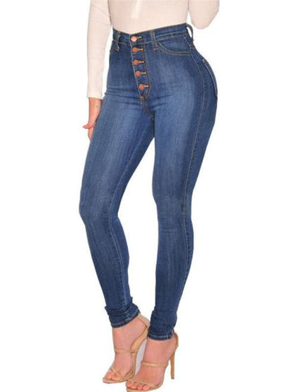 Women's high waist lift jeans