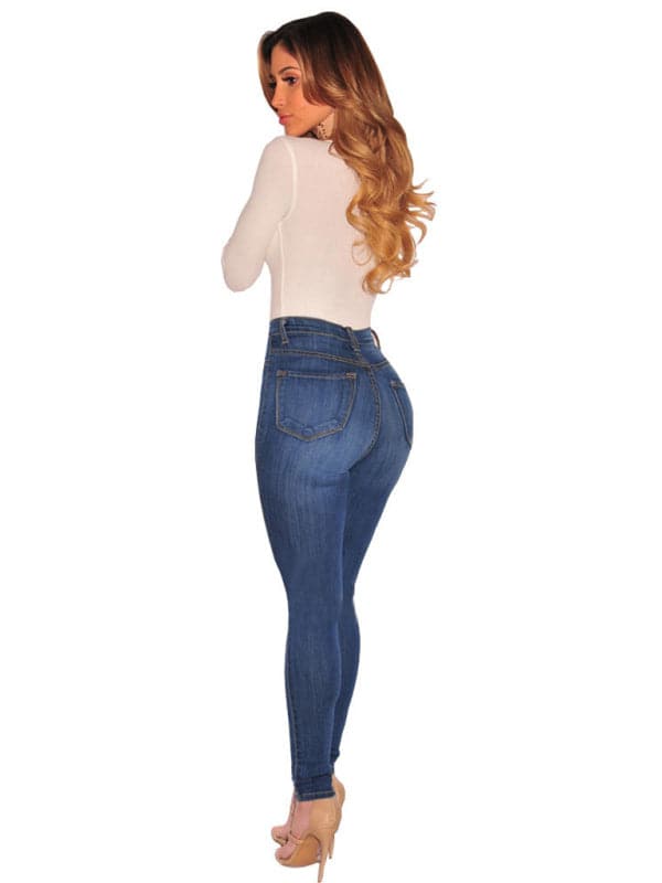 Women's high waist lift jeans