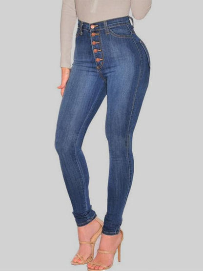 Women's high waist lift jeans