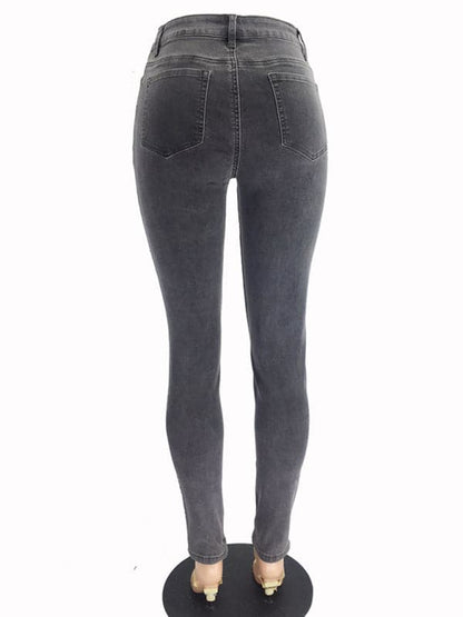 Women's high waist lift jeans