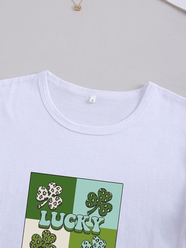 Lucky Clover Short Sleeve Tee