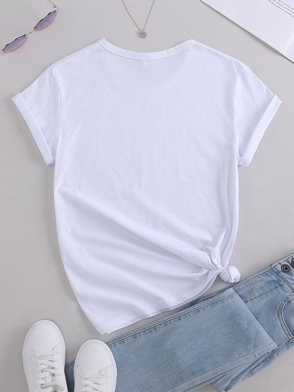 Charming clover tee for women