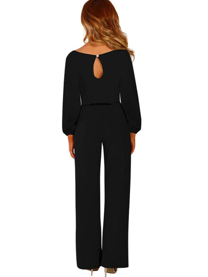 Chic women's high waist jumpsuit