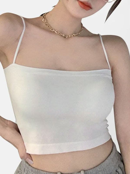 Women's Knitted High Elastic Cropped Camisole.