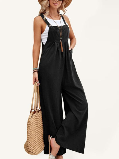 Stylish women's bib overalls, spring-summer