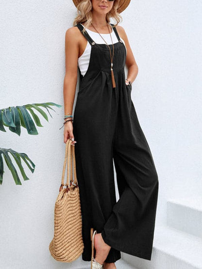 Stylish women's bib overalls, spring-summer