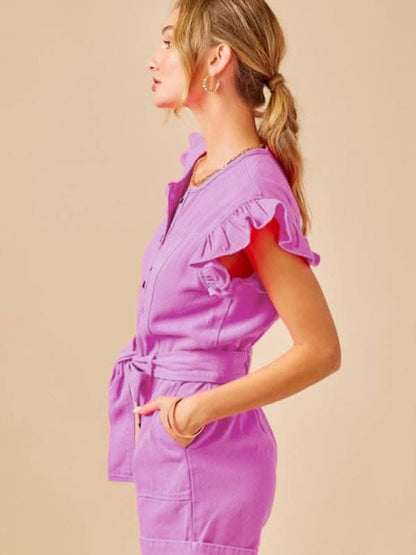 Chic denim jumpsuit for women
