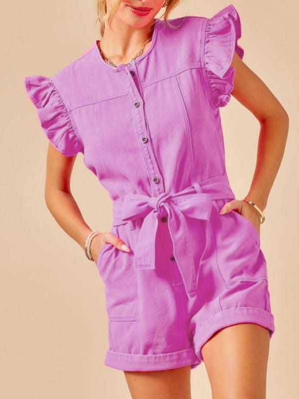Chic denim jumpsuit for women