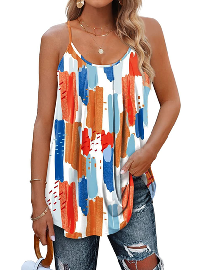 Chic loose camisole in solid colors