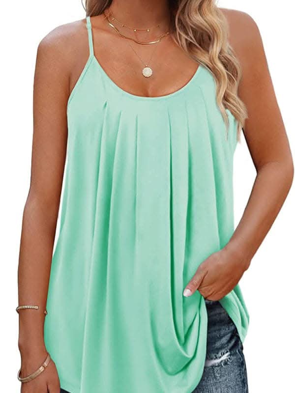 Chic loose camisole in solid colors