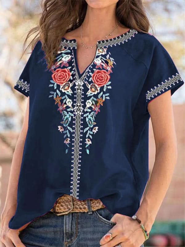 Women's casual ethnic style top