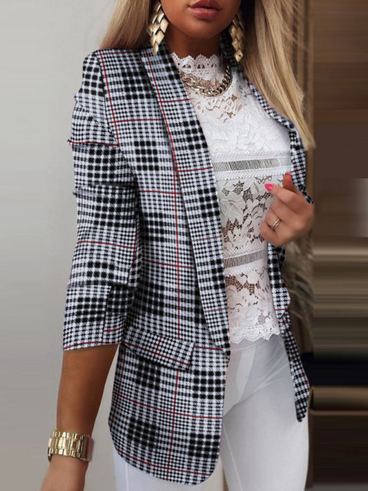 Tie-Dye OL Temperament Professional Slim Top Blazer