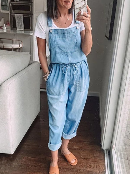 Chic denim jumpsuit for women