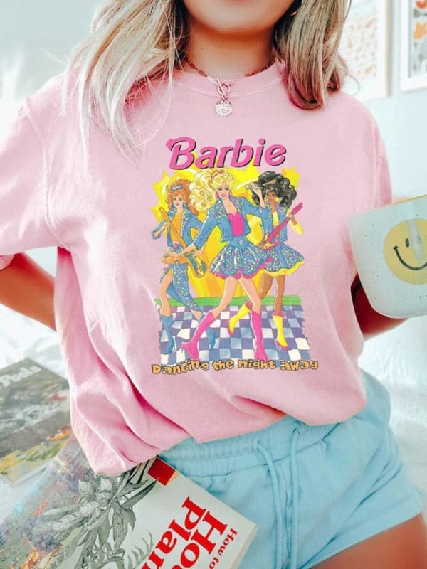 Barbie women's graphic tee - knit, casual