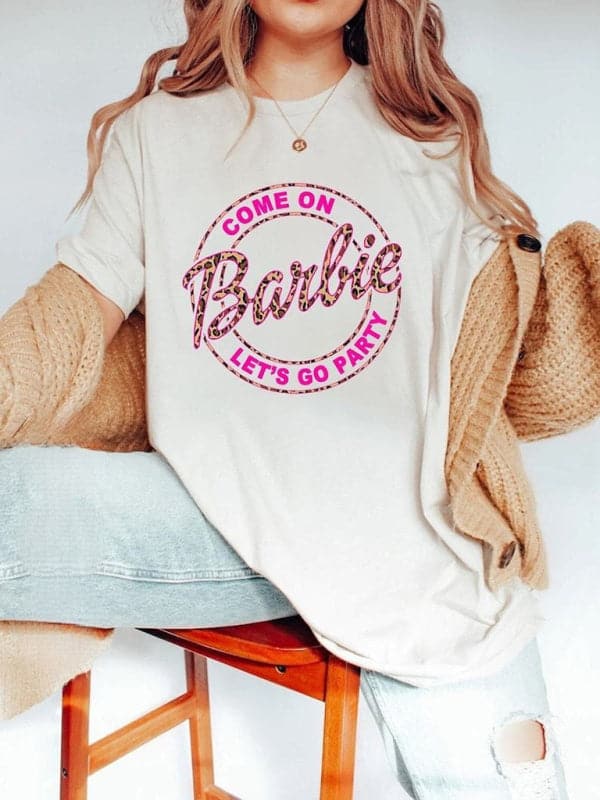 Barbie women's graphic tee - knit, casual