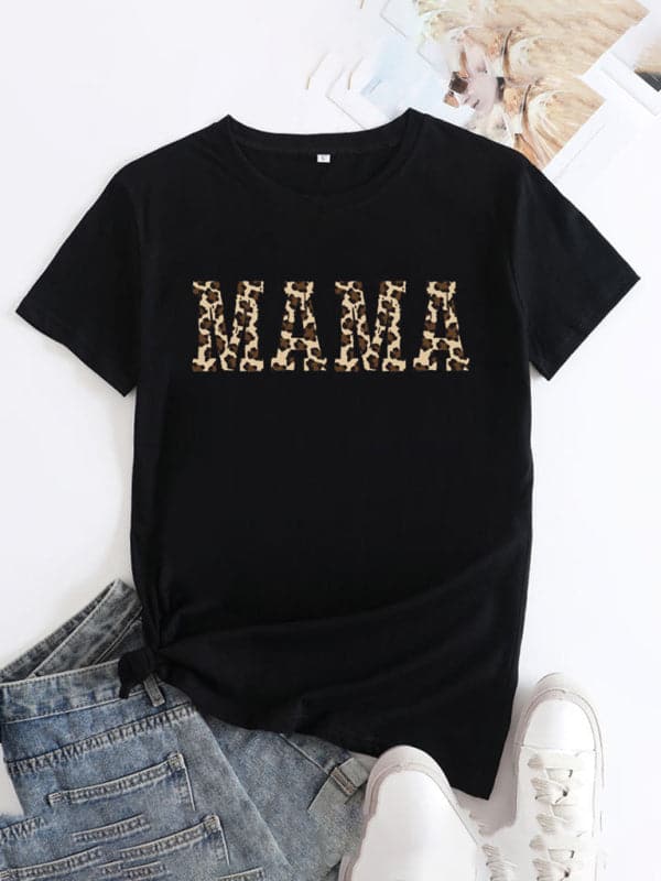 Mama love women's printed tee