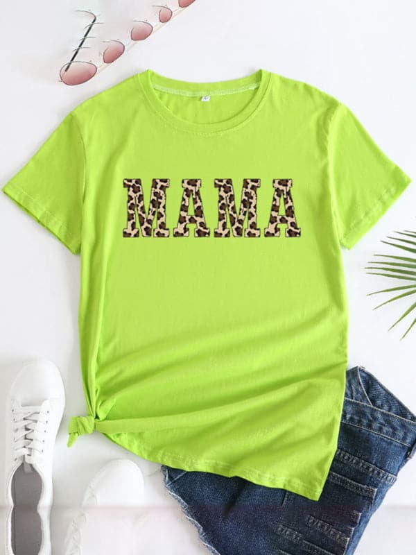 Mama love women's printed tee