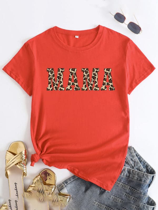 Mama love women's printed tee