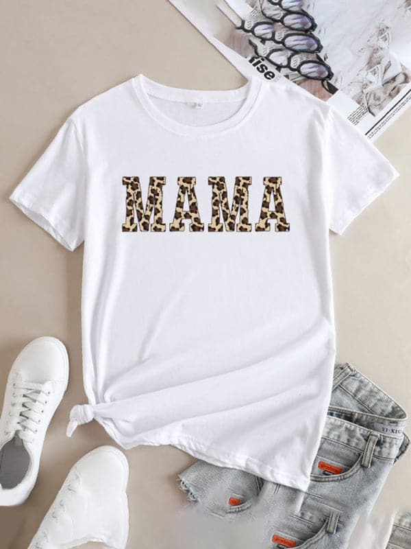 Mama love women's printed tee