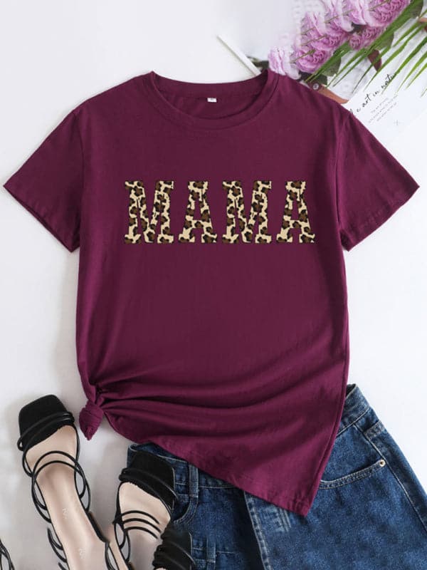 Mama love women's printed tee