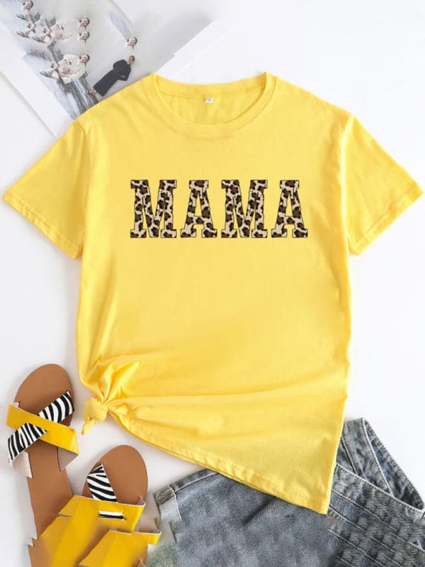 Mama love women's printed tee