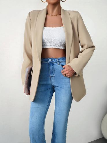 Temperament Commuter Lapel Ladies Blazer Suit for Spring