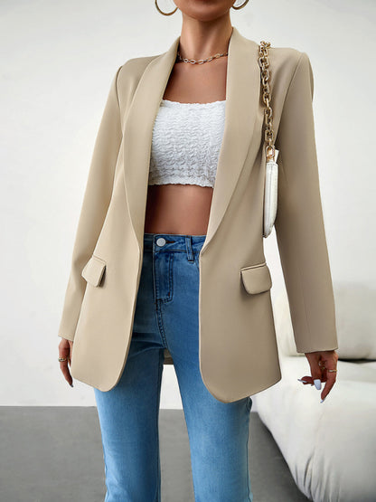 Temperament Commuter Lapel Ladies Blazer Suit for Spring