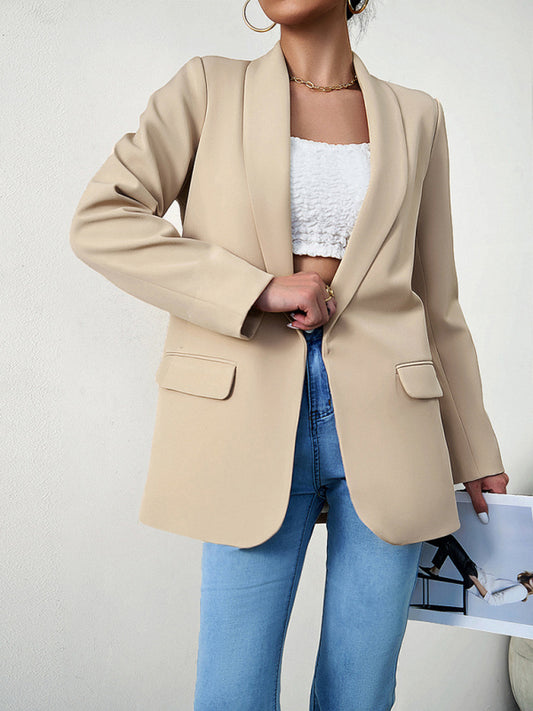 Temperament Commuter Lapel Ladies Blazer Suit for Spring