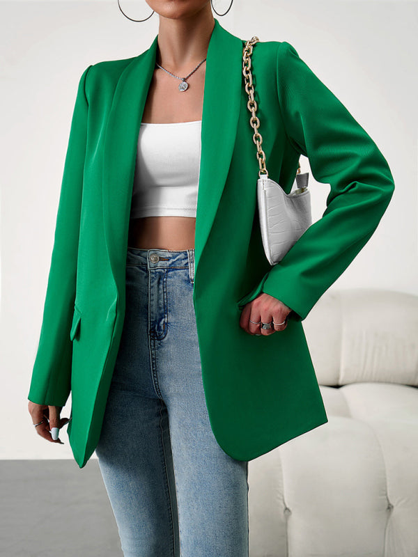 Temperament Commuter Lapel Ladies Blazer Suit for Spring