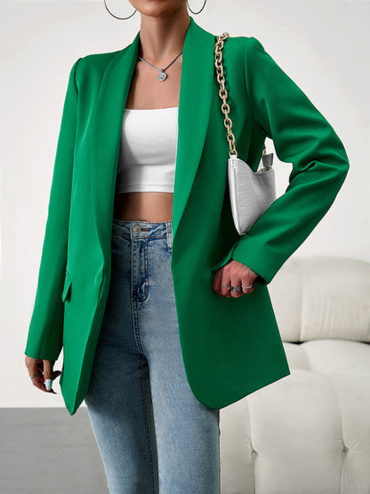 Temperament Commuter Lapel Ladies Blazer Suit for Spring