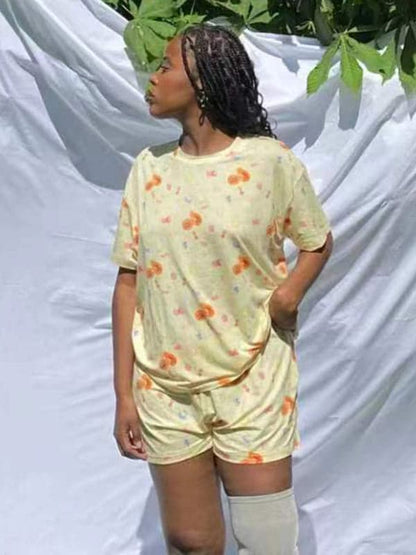 Chic printed loungewear set for women