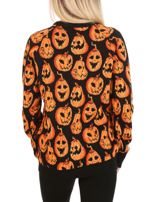 Cozy pumpkin sweater for women