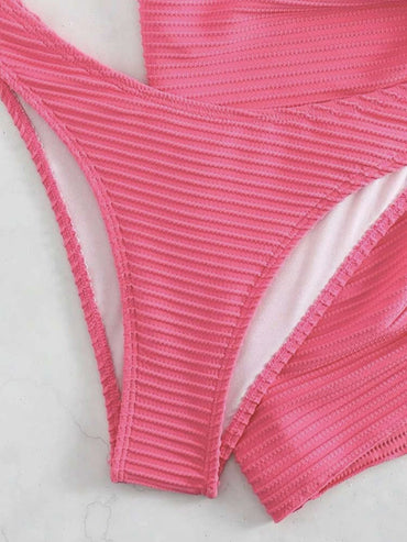 Women’s Leisure Style Sleeveless Bikini Set for Summer Fun