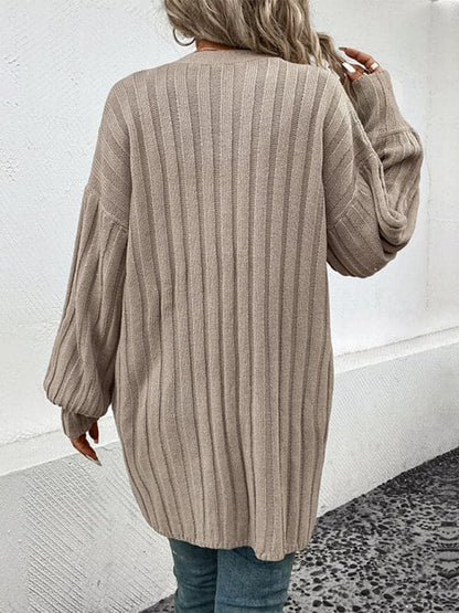 Chic women's long sleeve cardigan