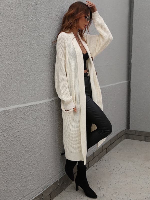 Cozy women's knit cardigan sweater